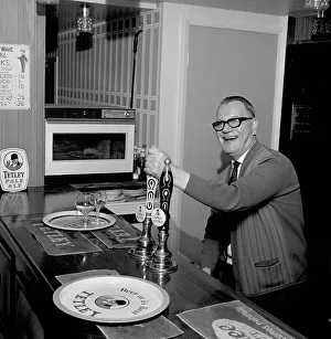 Mexborough Prints: Pub landlord, Mexborough, South Yorkshire, 1968. Artist: Michael Walters
