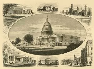 Capital City Collection: Public Buildings in Washington, 1874. Creator: John Filmer