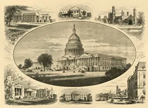 Capital City Collection: Public Buildings in Washington, 1874. Creator: John Filmer