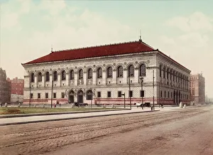 The Public Library of the city of Boston, c1900. Creator: Unknown
