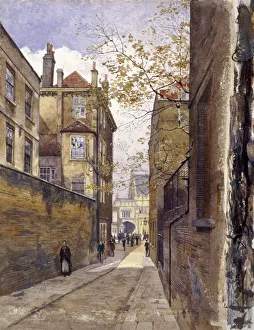Chancery Lane Prints: Public Record Office, Chancery Lane, Lane, 1881. Artist: John Crowther
