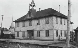 Alaska Prints: Public school, 1912. Creator: Unknown