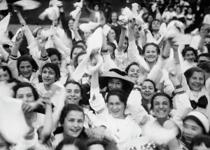 Enthusiasm Prints: Public Schools Athletic League, between c1910 and c1915. Creator: Bain News Service