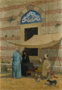 Scribe Prints: Public Scribe. Artist: Hamdi Bey, Osman (1842-1910)
