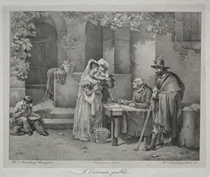The Public Writer. Creator: Antoinette Cecile Hortense Lescot Haudebourt (French, 1784-1845)