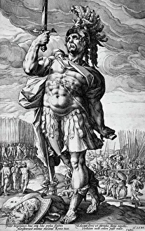 Henry Goltzius Prints: Publis Horatius, 1586. Creator: Hendrik Goltzius