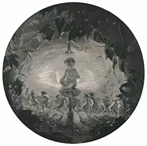 The Works Of Shakspere Gallery: Puck and the Fairies. (Midsummer Nights Dream), c1870. Artist: WM Lizare