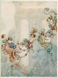 Puck: She never had so sweet a changeling, from A Midsummer Nights Dream, pub. 1914
