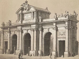 Alcala Collection: Puerta de Alcala in Madrid, built by order of King Charles III, first opened in 1778