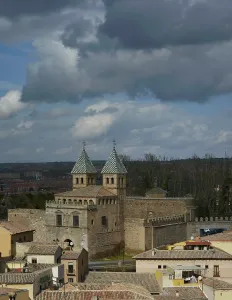 Walled Town Prints: Puerta Nueva de Bisagra, Toledo, Spain, 2022. Creator: LTL