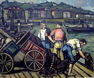 Puerto Chico, (Santander), 1945. Creator: Jose Gutierrez Solana.<br> Puerto Chico, (Santander), 1945. Creator: Jose Gutierrez Solana