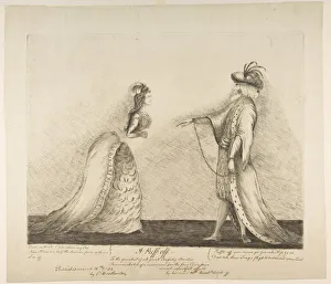 The Me Prints: A Puff Off, ca. 1782. Creator: James Sayers
