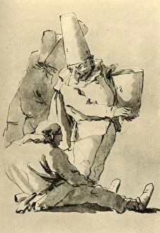 Pulcinelli, mid 18th century, (1928). Artist: Giovanni Battista Tiepolo