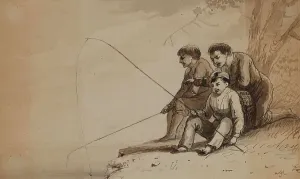 Wash On Paper Prints: Pull-Up Charley, 1825-1870. Creator: Alfred Jacob Miller