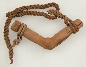 Fibre Prints: Pulley, Coptic, 580-640. Creator: Unknown