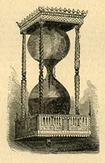 George Walter Thornbury Prints: Pulpit Hour-Glass, 1897. Creator: Unknown