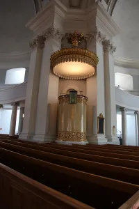 Lutheran Cathedral Prints: Pulpit, Lutheran Cathedral, Helsinki, Finland, 2011. Artist: Sheldon Marshall