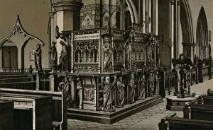 The Pulpit, St. Nicholas Church, c1880. Creator: Unknown
