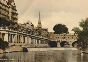 Weir Prints: Pulteney Bridge, Bath, Somerset, c1925
