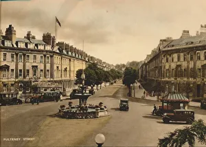 Photochrom Co Ltd Prints: Pulteney Street, Bath, Somerset, c1925