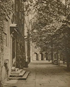 Central London Prints: Pump Court in its Summer Garment of Leaves and Sunlight, c1935. Creator: Unknown