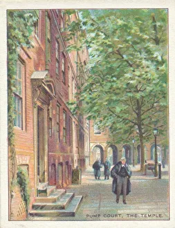 Chambers Gallery: Pump Court, The Temple, 1929