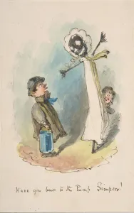Have You Been to the Pump, Simpson?, 1837-64. Creator: John Leech Have You Been to the Pump, Simpson?, 1837-64. Creator: John Leech