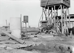 Irrigation Prints: Pumping plant for irrigation powered by a natural gas engine