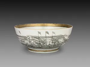 Punch Bowl, c. 1789. Creator: Unknown Punch Bowl, c. 1789. Creator: Unknown