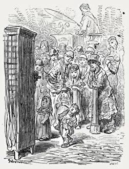Doru Gallery: Punch and Judy, 1872. Creator: Gustave Doré