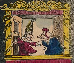 Punchinello Prints: Punch and Judy, late 18th-early 19th century? Creator: Unknown