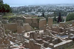 Punic and Roman streets on Byrsa hill in Carthage, 2nd century BC Punic and Roman streets on Byrsa hill in Carthage, 2nd century BC