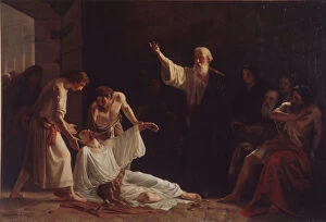 Images Dated 19th November 2013: The Punishment of Ananias and Sapphira, 1865. Artist: Harlamov, Alexei Alexeyevich (1840-1922)