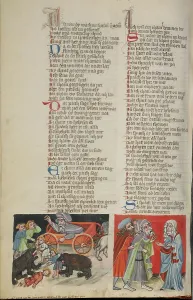 Elder Prints: The Punishment of the Children who Mocked Elisha in Bethel: The Widow before Elisha