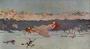 Snow Collection: The Punishment of Luxury, 1891 (1935). Artist: Giovanni Segantini