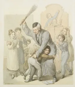 The Punishment in School Classroom. Artist: Opiz, Georg Emanuel (1775-1841) The Punishment in School Classroom. Artist: Opiz, Georg Emanuel (1775-1841)