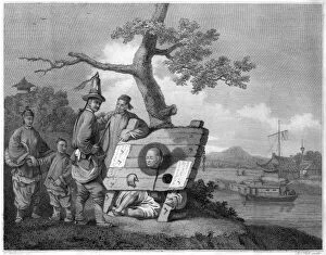 Punishment of the Tcha, China, 1796. Artist: Hall