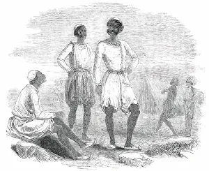 Punjabi Prints: The Punjab - Native Troops in Camp, 1850. Creator: Unknown