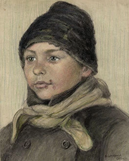 Schoolboy Collection: Pupil at the Irkutsk City School, 1904. Creator: Boris Vasilievich Smirnov