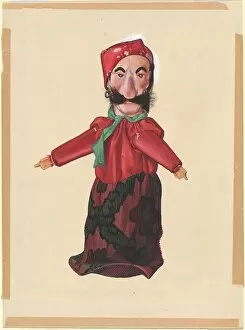 Puppet: Pirate, c. 1936. Creator: Beverly Chichester