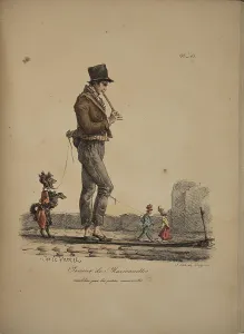 Merchants Prints: Puppet player. From the Series Cris de Paris (The Cries of Paris)