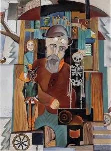 Czechia Prints: Puppeteer, 1921. Creator: Styrsky, Jindrich (1899-1942)