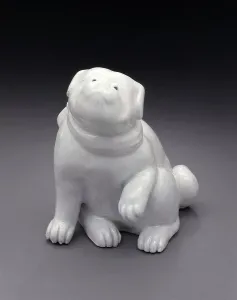 Puppies Prints: Puppy with Cloth Collar, Late 19th century. Creator: Unknown