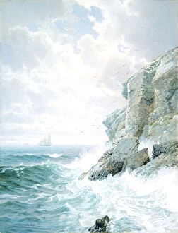 Purgatory Cliff, 1876. Creator: William Trost Richards