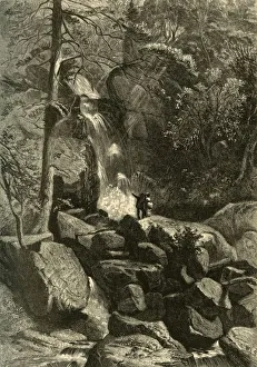 Virginia Prints: Purgatory Falls, Head-Waters of the Roanoke, 1872. Creator: John J. Harley