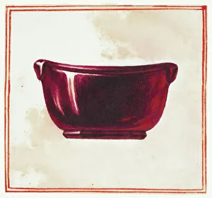 Grison Prints: Purple Bowl, n.d. Creator: Giuseppe Grisoni