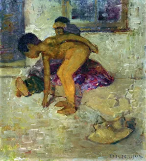 Purple and bronze, 1905. Creator: Dorothy Kate Richmond