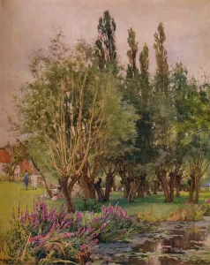 Lily Pad Prints: Purple Loosestrife, c1891. Artist: Alfred William Parsons