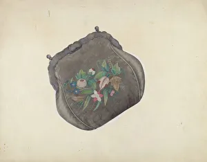 Purses Prints: Purse, 1935 / 1942. Creator: Percival Jenner