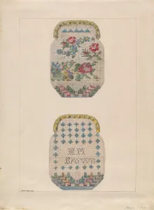 Edith Magnette Prints: Purse, c. 1936. Creator: Edith Magnette